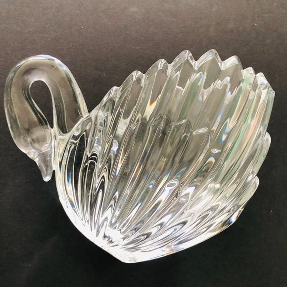 VINTAGE Crystal Swan Lead Crystal West Germany - Picture 7 of 7